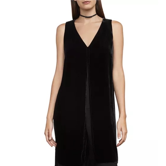 NWOT BCBGMaxazria Black High/Low Tunic Top Size XXS - Picture 3 of 14